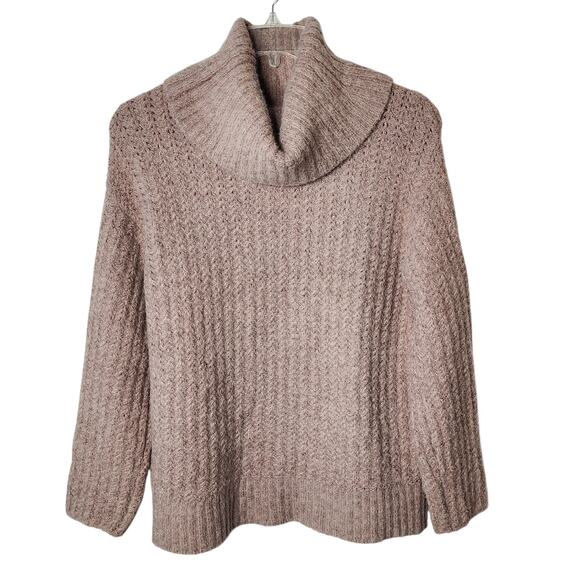 Maeve Anthropology Women's Fuzzy Chunky Cowl Neck Sweater Size Small - Picture 1 of 8